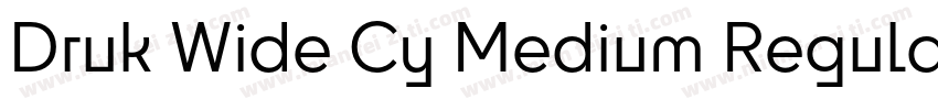 Druk Wide Cy Medium Regular字体转换